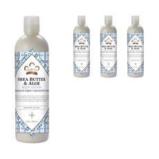 누비안헤리티지 시어 버터 & 알로에 바디 로션, 384ml, 4개