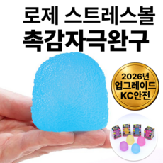 모모젠 로제 쫀득볼 스트레스 볼 스퀴시 말랑이 장난감, 1개, 260g, 블루