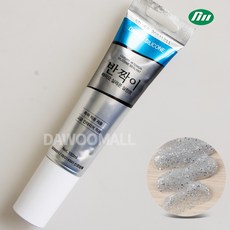다우 반짝이 바이오 튜브형 실리콘 은색펄 100ml(튜브짜개증정) 욕실 주방 실내인테리어 실란트, 1개