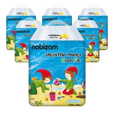 나비잠 울트라씬 듀얼핏 팬티 아동공용, 주니어형(Junior), 108매