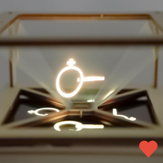 과학교구 세트 스마트폰 ar 체험 만들기 창의력, 홀로그램키트, 1개