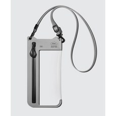 bitplay AquaSeal LiteSleek 全防水輕巧直式手機袋 - 防水包 玩水 出國 旅行, 1個, 水泥灰, 水泥灰