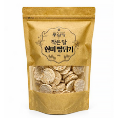 풍심당 국내산 현미 뻥튀기 떡뻥 저당간식 옛날 과자 회사 간식, 1개, 100g