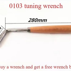 피아노 조율 도구 렌치 키 망치, 1개