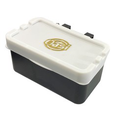 오아시 / 케미 하드 미끼통 / 다양한 색상 / 크릴 새우 청갯지렁이 참갯지렁이 민물 새우 떡밥 등에 적합한 미끼통, 1개, 오아시 블랙