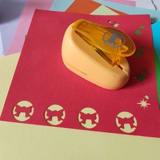 YOLQ兒童DIY壓花器工具，印花機邊紋鏤空壓花器，直角圓角壓花機, 99S蝴蝶結, 1個