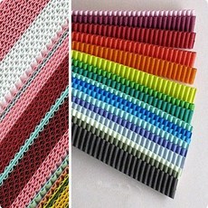 [행복나무] 골판지띠지 1cm (36줄), 라임