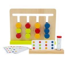 유아 소근육 문제해결력 사고력향상 위치옮기기 줄세우기 원목교구 관찰력 3세, 1개