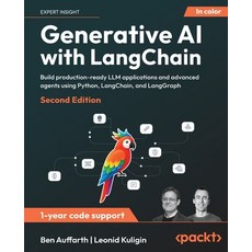 (英文圖書)Generative AI with LangChain - Second Edition: Build production-ready LLM applic... 平裝版, Packt Publishing, 英文
