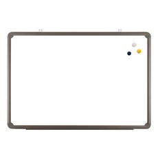 全白黑板磁性白板, 鋁成型