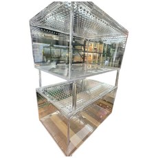 PJ小舖 壓克力飼養盒 磁吸壓克力籠 爬蟲箱 倉鼠 守宮 蜥蜴 蛇 龜室, 透明, 1個
