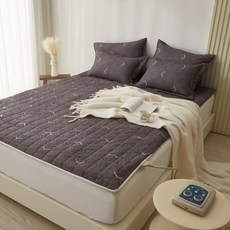 전기료 감소 전기매트 온수매트 전기장판 커버 밀림방지 S Q 3컬러, 차콜