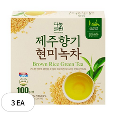 다농원 제주향기 현미녹차 티백, 1.5g, 100개입, 3개