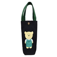 Beaurator 小熊保溫杯袋, 黑色, 1個