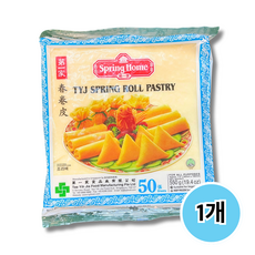 왕부정 중국식품 제일가 춘권피 싱가폴산 7.5인치 냉동 스프링 롤, 550g, 1개