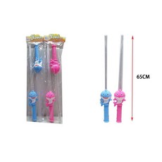 BABY SHARK 鯊魚寶寶 兩入裝 劍 光劍 燈光 音樂 玩具, 1個, 藍色（2入）(勿選智取店)