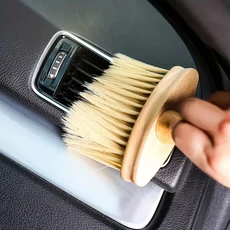 차량 내부 먼지 제거용 부드러운 브러시 세차 도구 틈새 에어벤트 청소