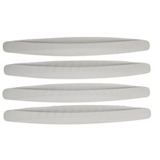 NR 카본패턴 자동차 범퍼 가드, 4개, 화이트