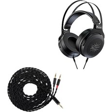 Linsoul Kiwi Ears Altruva 오버이어 헤드폰 Hi Fi 50mm 다이내믹 드라이버 모니터링 블랙그레이 Tripowin Nova 모니터 케이블 와이어 3.5mm