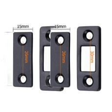 셀링랩 자석도어캐치, 2세트, 블랙