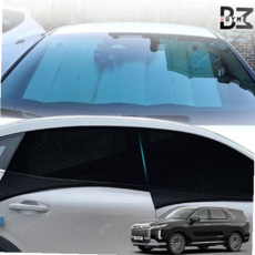 더뉴팰리세이드 차박 캠핑 모기장 햇빛가리개세트 mun*1316wr, 모기장 승용 6종세트, 1개