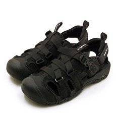 GOODYEAR固特異專業戶外踏青越野護趾織帶運動涼鞋 SEAL TEAM II系列 黑銀 男款