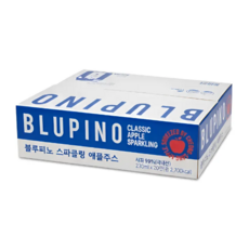 블루피노 청송 사과탄산주스 사과스파클링 애플주스 건강한탄산, 20개, 230ml
