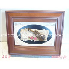 House傢飾 立體版畫木框鑰匙收納盒 提琴 限量款, 1個