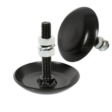 KUAFU 2피스 블랙 제설기 스키드 슈즈 스틸 교체 부품 번호 2873423 Polaris ATV UTV 제설기 블레이드와 호환