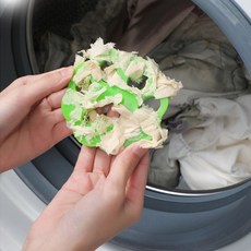 흡착 런드리볼 먼지제거 세탁기 실리콘 털 세탁볼 랜덤 반려동물