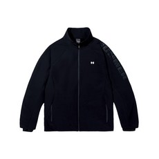 험머 H1 남성 레터링 로고 스판 기모 트랙 자켓 블랙