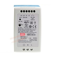 MEAN WELL 96W 단일 출력 산업용 DIN 전원 공급 장치 MDR-100-12, 02 MDR-100-48