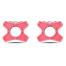 2pcs 자전거 페달 스피드 플레이 제로 페달을위한 플랫 브래킷 컨버터 제로 페달 어댑터 자전거 도로 자전거 페달 부품, 03 Pink × 1개