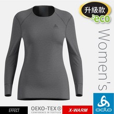 ODLO 女 ECO X-Warm 銀離子圓領長袖衛生衣 159221