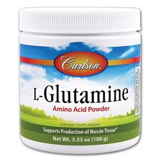 Carlson L-谷氨酰胺氨基酸粉, 100g, 1罐