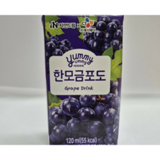 자연드림XCJFW 한모금포도 BOX, 120ml