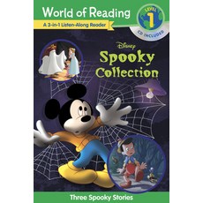 World of Reading Disney's Spooky Collection 3-In-1 Listen-Along Reader (Level 1 Reader): 3 Scary Sto... Paperback, Disney Press