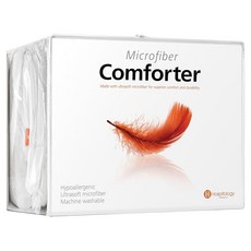 HOSPITOLOGY PRODUCTS 양면 블루/그레이 이불 트윈 저자극성 이불 인서트 극세사 사계절용 구스 다운 대체 퀼트 - 코너 루프 - 박스 스티치 - 세탁 가능 - 너, 브라운 / 베이지
