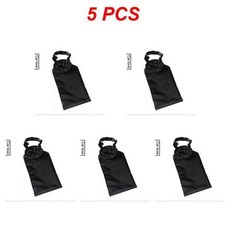 자동차 쓰레기통 쓰레기 봉투 휴대용 부직포 좌석 등받이 보관 가방 누출 방지 상자 정리함 포켓 자동차 인테리어 1 ~ 5 개, 5)Black 5pcs