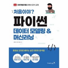 처음이야 파이썬 데이터 모델링&머신러닝, 상품명