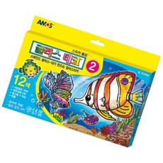 아모스 글라스데코2 12색 유리창장식 유리병꾸미기