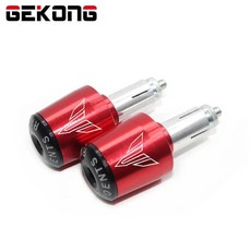 핸들바 엔드용 오토바이 엔드 캡, 1개, 3. Red-B