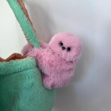 미루미 반려 동물 인형 가방 고양이 참 로봇 강아지 AI 키링 mirumi 애완, 배터리 타입, 2. 럭키 파우더