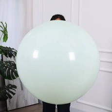 탱탱볼 촉감볼 스펀지공 빅볼 문볼 실리콘볼 에어볼, China Mainland, 36inch 2pcs, macaron green