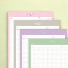 플랜비 메모패드 - A5, 옵션선택, 라인-스카이블루