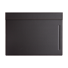 탑피아 A3 가죽 클립보드 가로형 결제판 싸인판, 메모보드 커피색