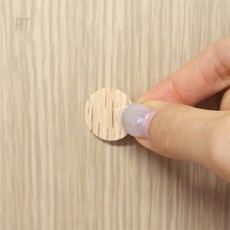 RT리빙 못자국 가림 스티커 나무결 흠집보수못자국스티커, 진우드