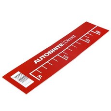 세차 버킷 용량 표시 스티커 18L 레드 새차용물통 접이식세차물통 세차용품 버킷세차 바케스