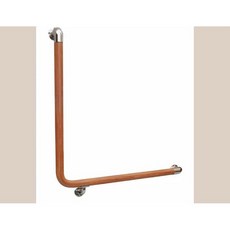 【通用無障礙】無障礙 安全扶手 塑木 L型扶手 (70cm x 70cm), 1個