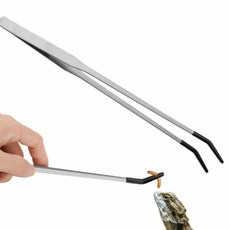 롱핀셋 파충류 피딩 집게 곡선형 다용도 어항 거북이 먹이주기, 02.레드